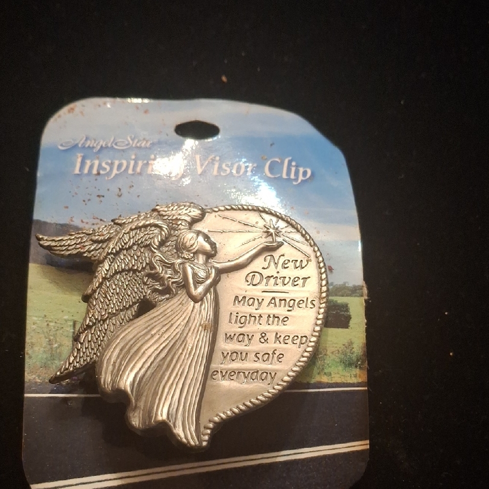 Angels Silver Guardian Visor Clip